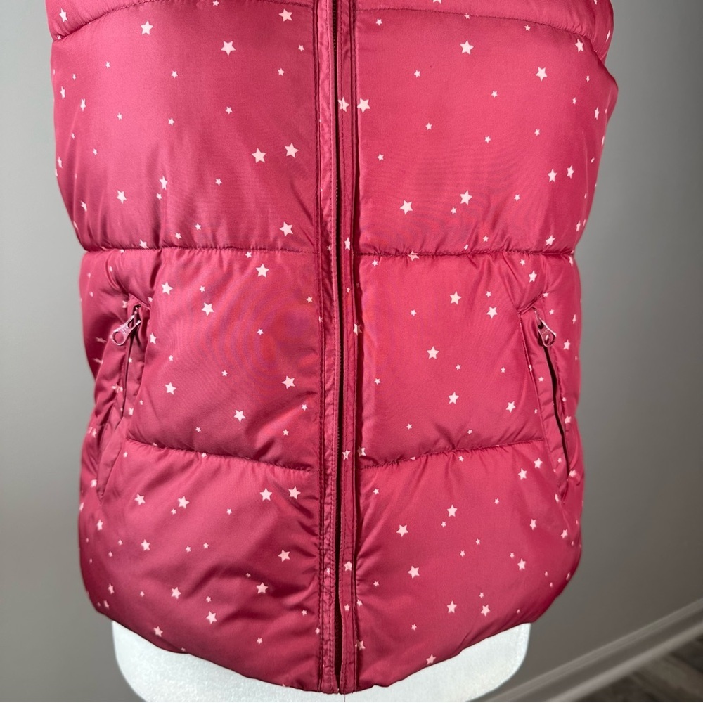 GapKids Red Star Print Puffer Vest XXL (14-16) Warm Winter Layer - Picture 5 of 12